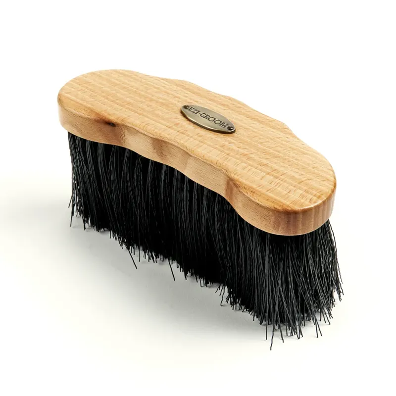 Shires EZI-GROOM Premium Long Dandy Brush - Wood